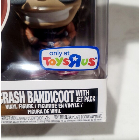 Funko Pop! Crash Bandicoot With Jet Pack #274 Toys R Us Exclusive NEW - Picture 5 of 7